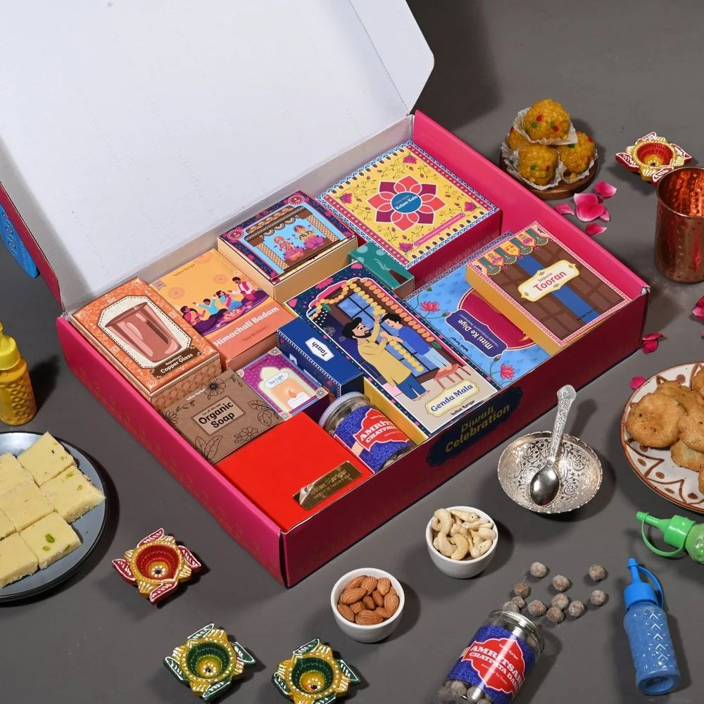 Utsav Collection Diwali Gift Hamper – Premium Corporate & Personalized Festive Box (14 Luxury Items)