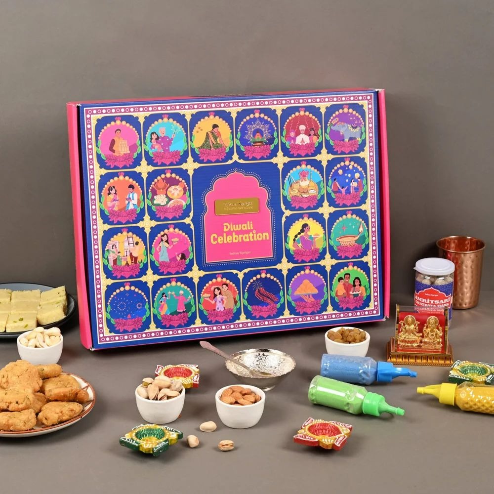 Utsav Collection Diwali Gift Hamper – Premium Corporate & Personalized Festive Box (14 Luxury Items)